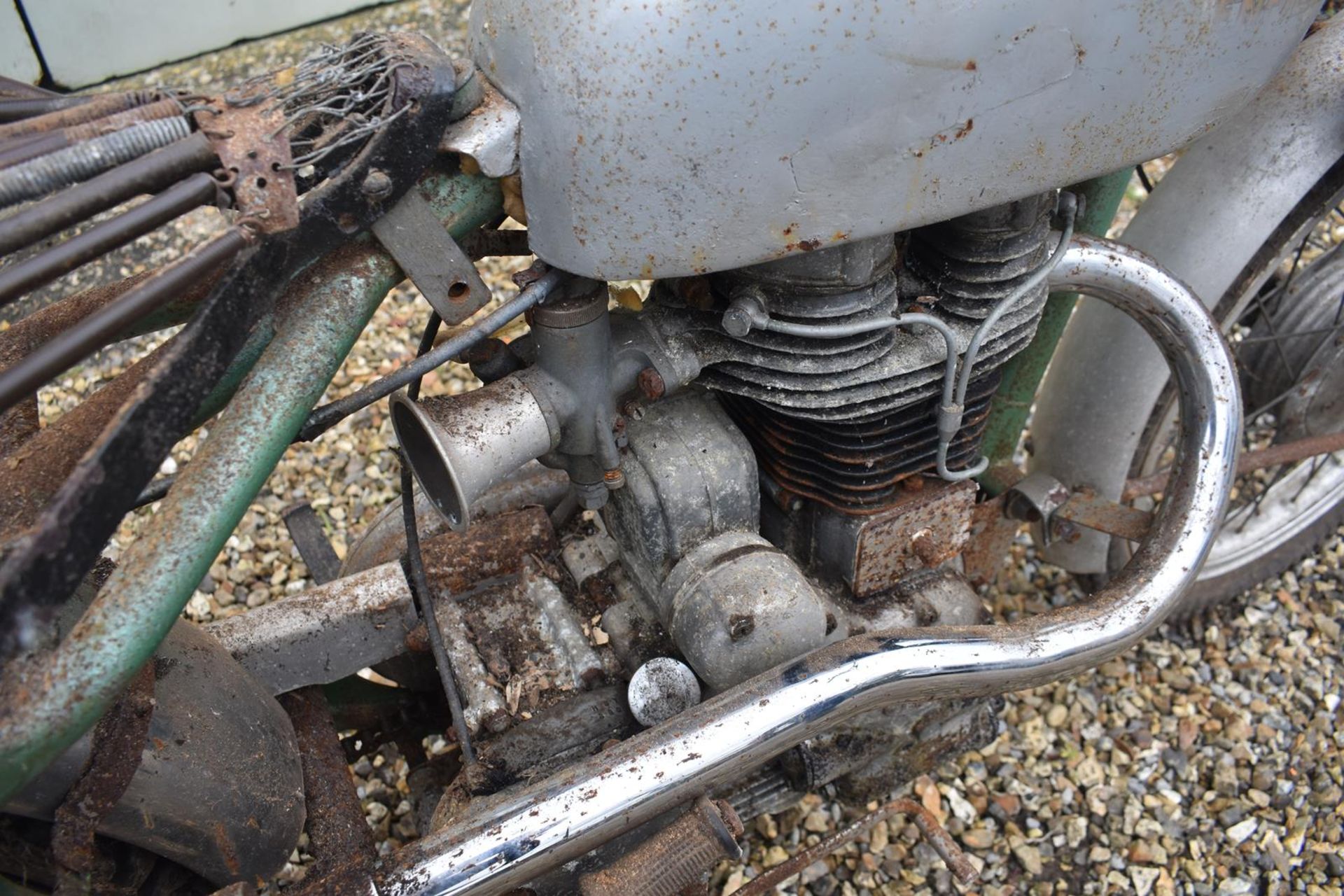 A 1962 Royal Enfield Bullet 350 Trials Registration number VYJ 903 Engine number 17563 Barn stored - Image 3 of 6