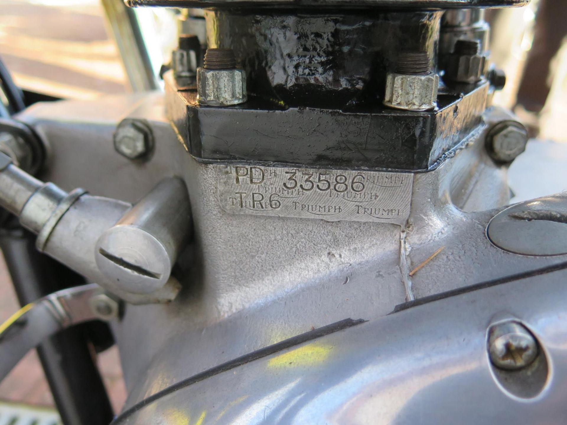 A 1970 Triumph TR6 Registration number BYN 72H Frame number 33586 Engine number 33586 V5C Totally - Image 4 of 7