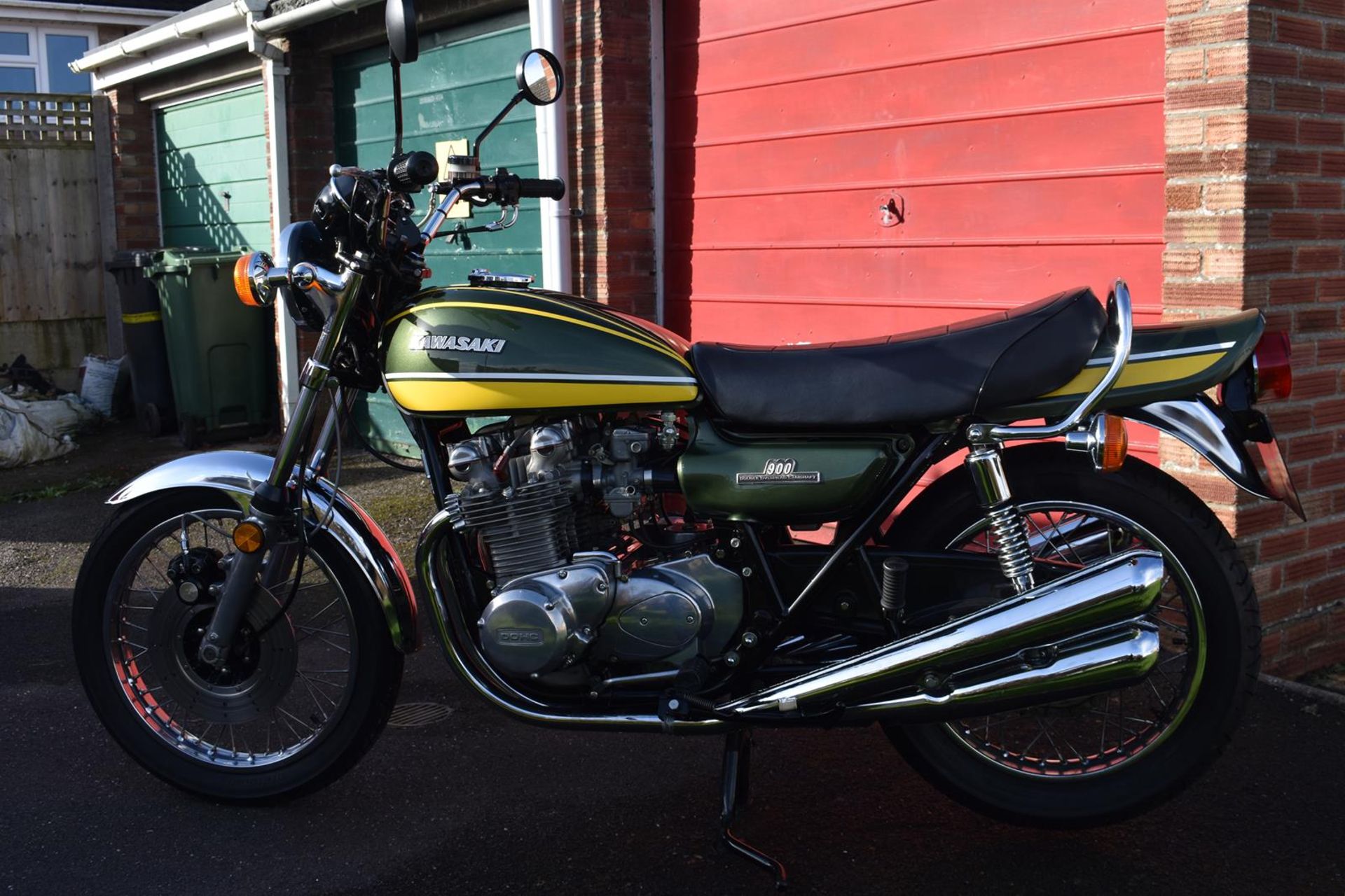 A 1974 Kawasaki Z1A Registration number GAW 215M Frame number Z1F38663 Green V5C Canadian import - Image 2 of 15