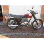 A 1973 Triumph T100R Daytona Registration number WWE 113L Frame number DH30956 Engine number DH30956