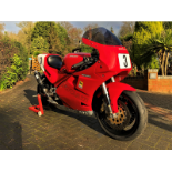 A Ducati 3D Cup Racing Motorcycle Red Fully restored Ex Dutch 3D Cup Styled on Ducati 851 using a