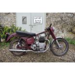 A 1959 Royal Enfield Registration number VOR 934 Lacks petrol tank Barn stored from a deceased