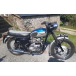 A 1969 Triumph T90 Blue/silver V5C Well presented Dry stored for many