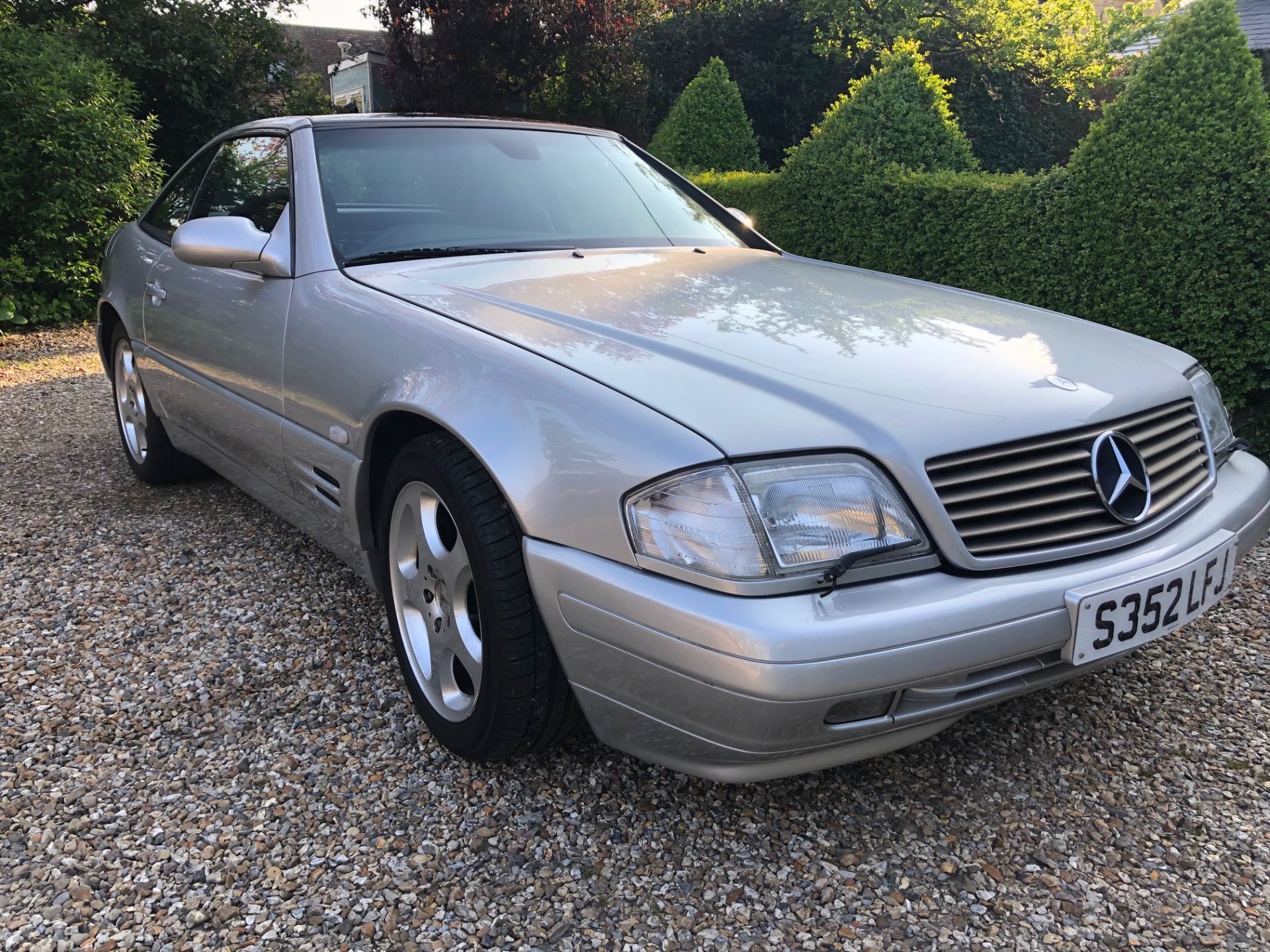 A 1998 Mercedes-Benz 320 SL Registration number S352 LFJ MOT expired March 2020 Metallic silver with - Image 3 of 57