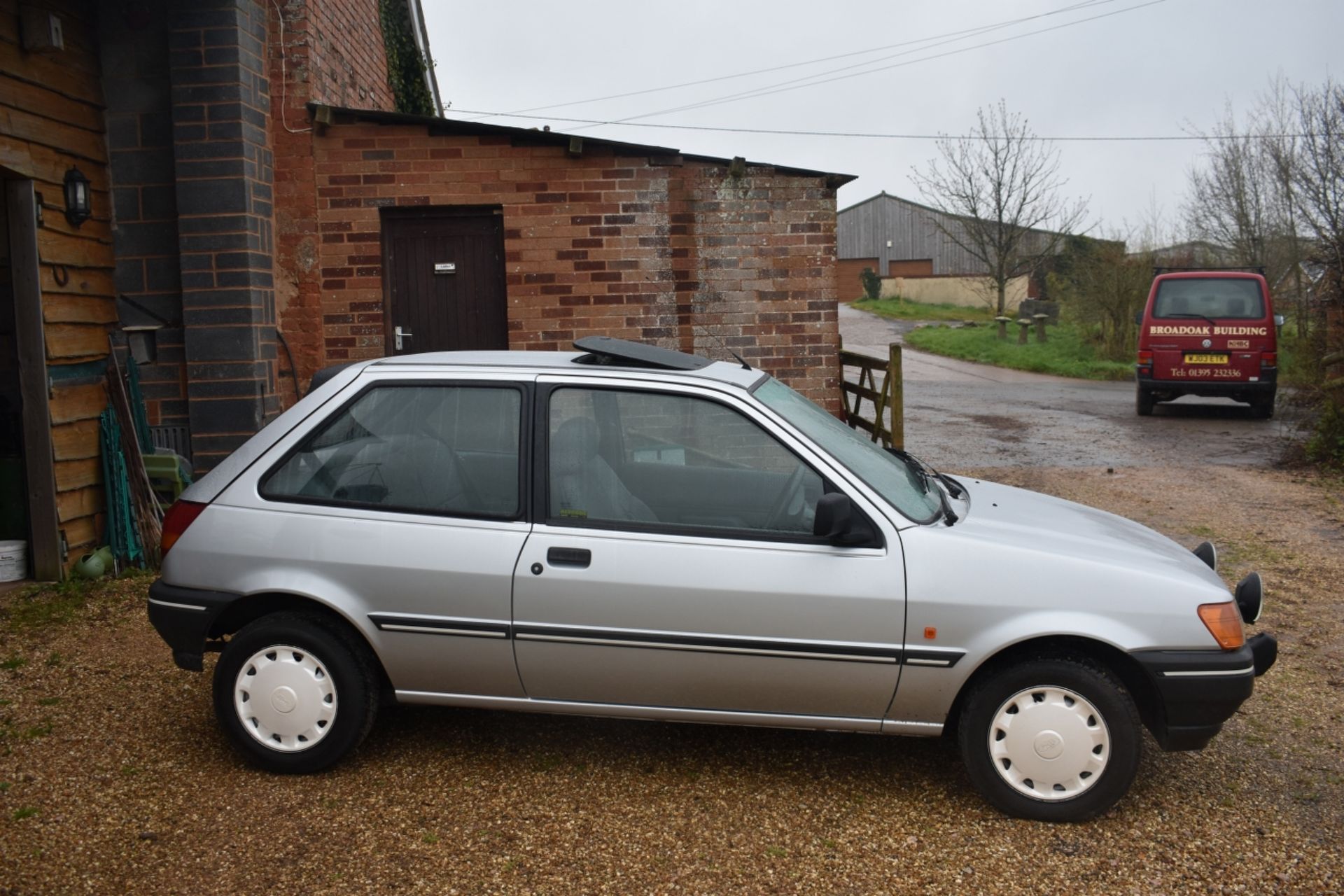 A 1990 Ford Fiesta MkIII 1600S Registration number H373 HJB V5C, MOT to February 2021 Silver with - Image 22 of 23