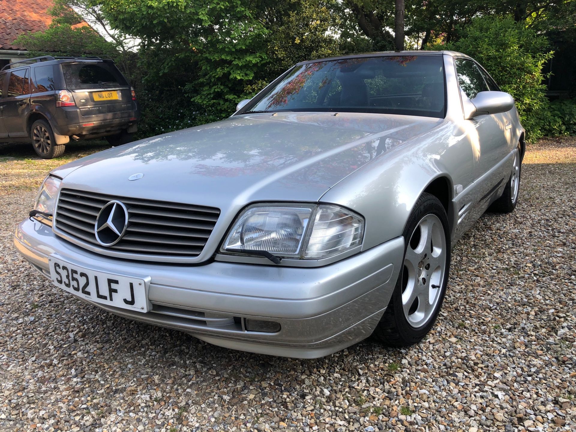 A 1998 Mercedes-Benz 320 SL Registration number S352 LFJ MOT expired March 2020 Metallic silver with