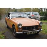 A 1974 MG Midget 1275 Registration number RAF 89M Chassis number GAN5-04567G Engine number 1389