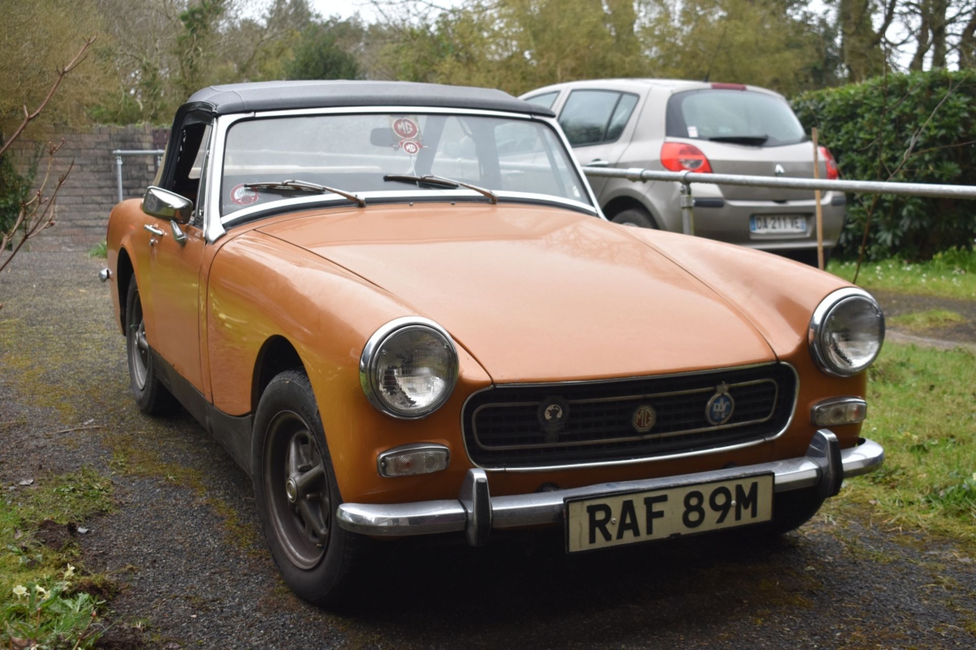 A 1974 MG Midget 1275 Registration number RAF 89M Chassis number GAN5-04567G Engine number 1389