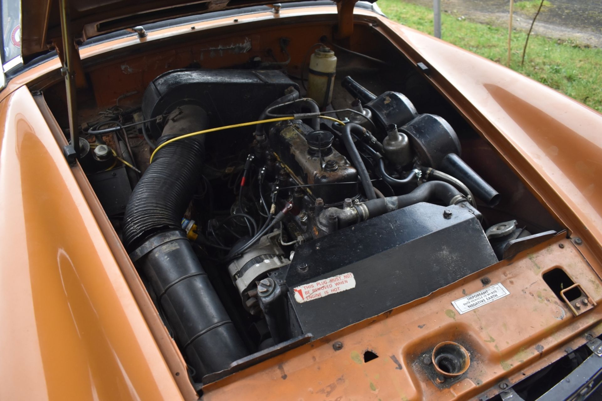 A 1974 MG Midget 1275 Registration number RAF 89M Chassis number GAN5-04567G Engine number 1389 - Image 4 of 28