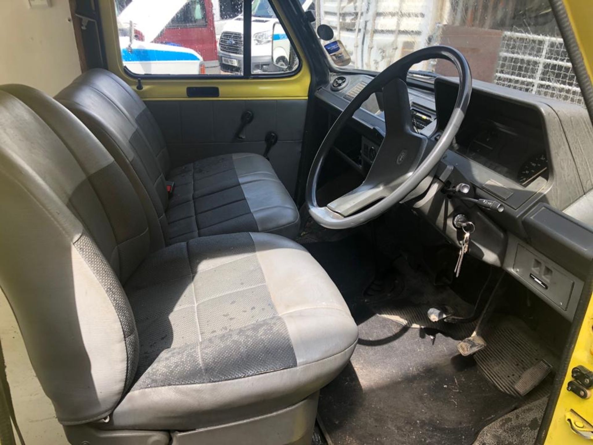 A 1984 Ford Transit Mk 2 Registration number B133 WWC Yellow MOT expires November 2020 Recent king - Image 2 of 10