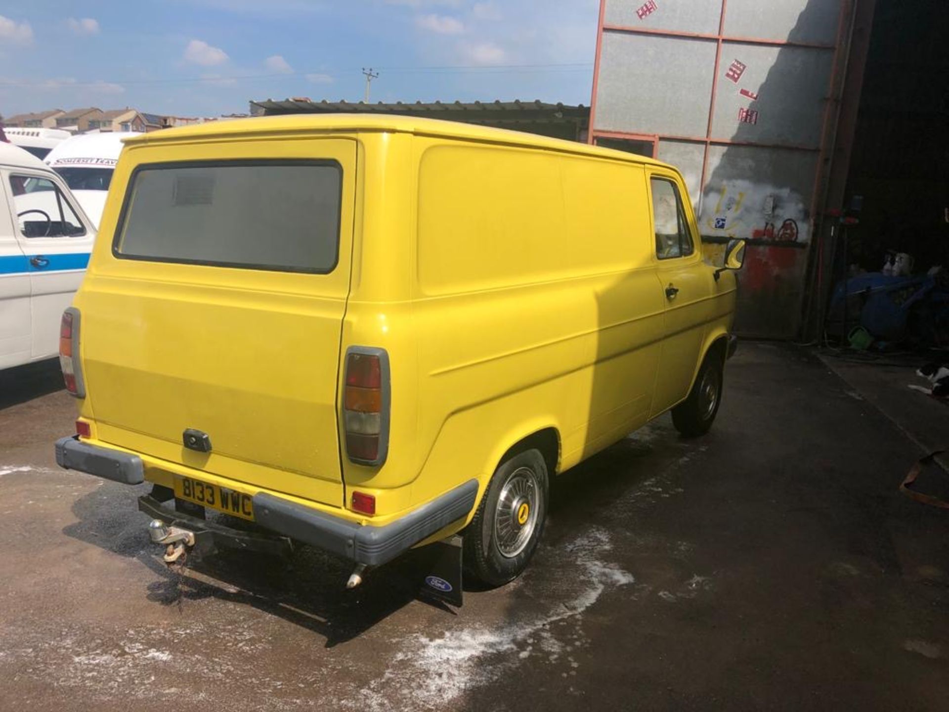 A 1984 Ford Transit Mk 2 Registration number B133 WWC Yellow MOT expires November 2020 Recent king - Image 6 of 10