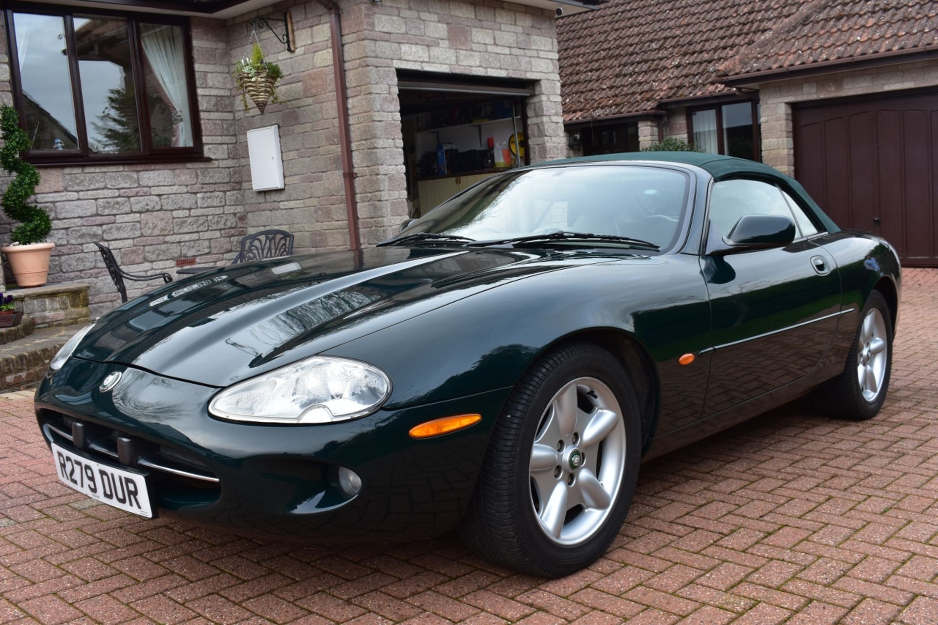 A 1998 Jaguar XK8 convertible Registration number R279 DUR Chassis number SAJJGAFD3AR025856 Engine