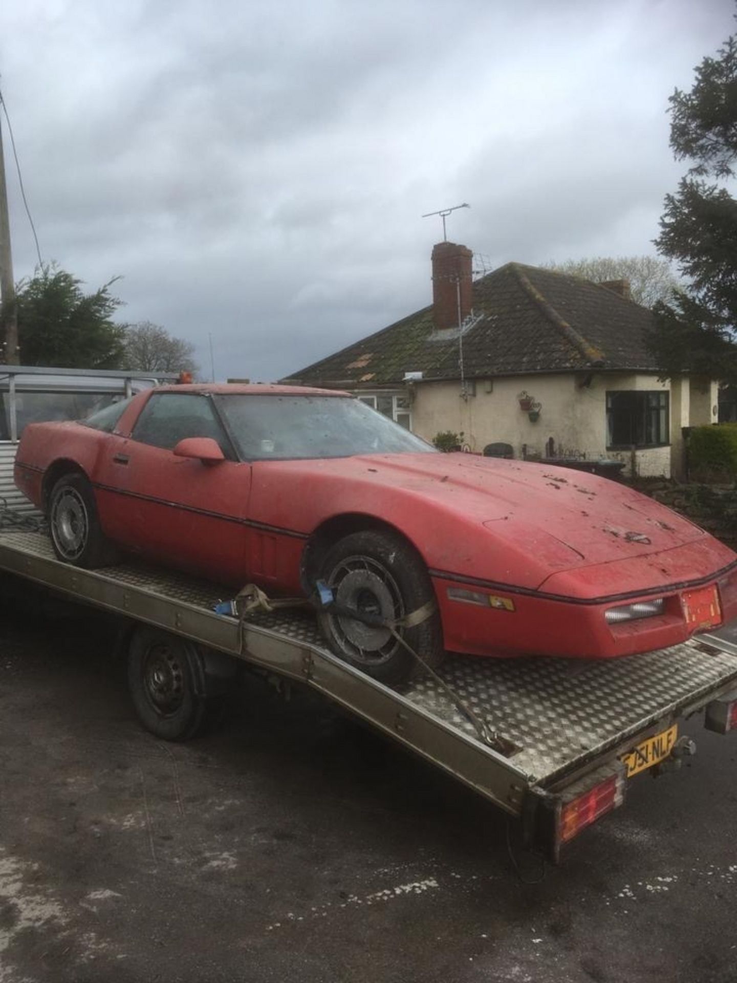 A 1983 Chevrolet Corvette C4 Registration number A541 OEL Chassis number IGIAY0784E5128138 Red and - Image 5 of 15