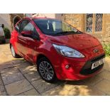 A 2015 Ford Ka Zetec Registration number WD15 XXL Red MOT expires July 2020 Approx. 16,550 recorded