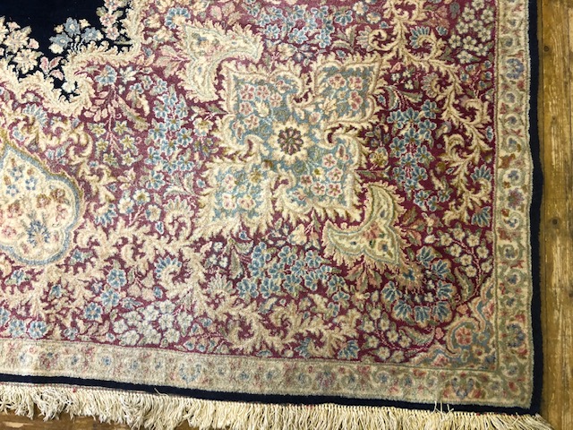 A large Persian carpet, with floral decoration on a blue ground, approx. 450 x 370 cm - Image 7 of 19