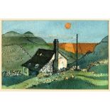Ray Evans RI RCS (1920-2008), Farmhouse Near Dolgellau, oil on paper, signed and dated '70, with Ray