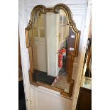 An 18th century style wall mirror, 99 x 61 cm