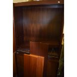 Two Dyrlund rosewood office sectional cabinets, 108 cm wide, with Dyrlund brochure