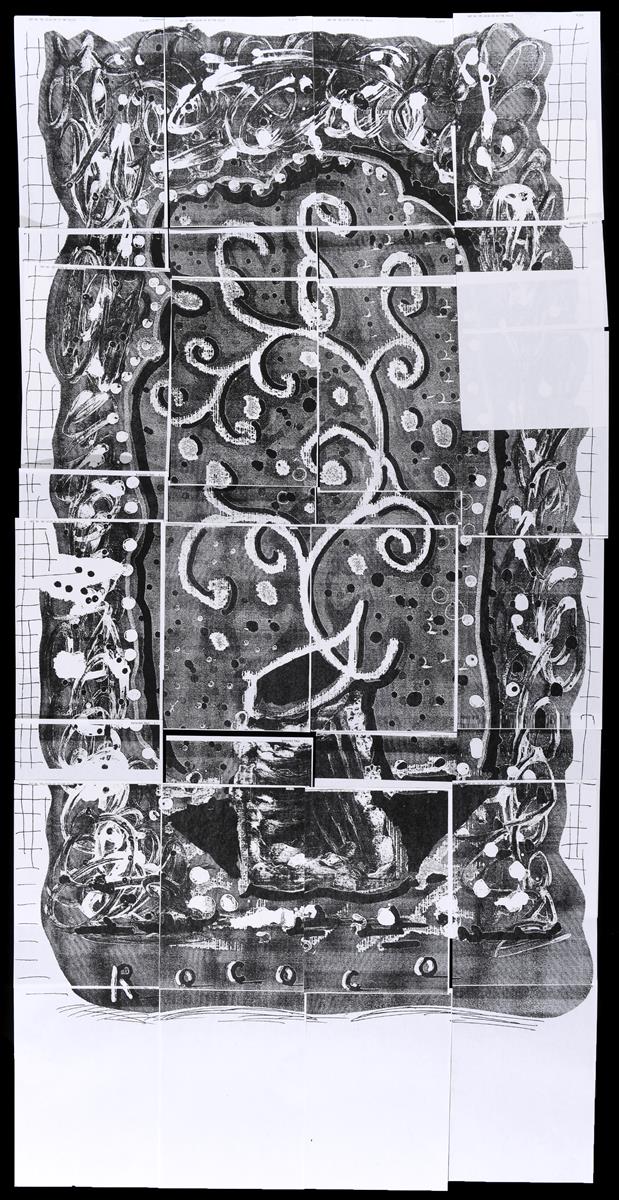 After David Hockney (b. 1937), 'Rococo', a fax copy picture, dated September 1989, comprising thirty - Image 7 of 9