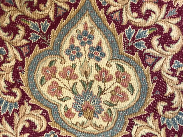 A large Persian carpet, with floral decoration on a blue ground, approx. 450 x 370 cm - Image 16 of 19