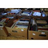 A large group of assorted books (11 boxes)