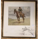 A Charles Johnson 'Snaffles' Payne (1884-1967) artist's proof print, Andsome is-wot Andsome Does,
