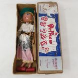 A Pelham puppet, Mitzi, in original brown box