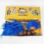A Pelham puppet, Rod Hull's Emu, in original yellow box