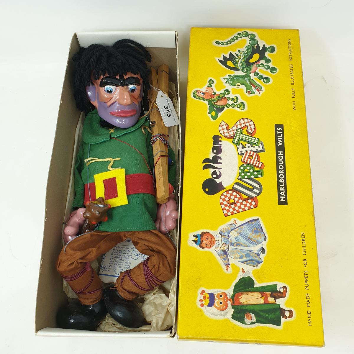 A Pelham puppet, Giant, in original yellow box