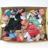 Assorted Pelham puppets and related items