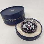 A Whitefriars limited edition Millefiore paperweight, produced to commemorate the 1977 Silver