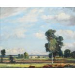 Max Hofler (1892-1963), a rural landscape, oil on board, signed, 32 x 39 cm See illustration For