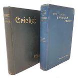 Grace (W G) Cricket, 1891, cloth: and Patterson (William Seeds) Sixty Years of Uppingham Cricket,