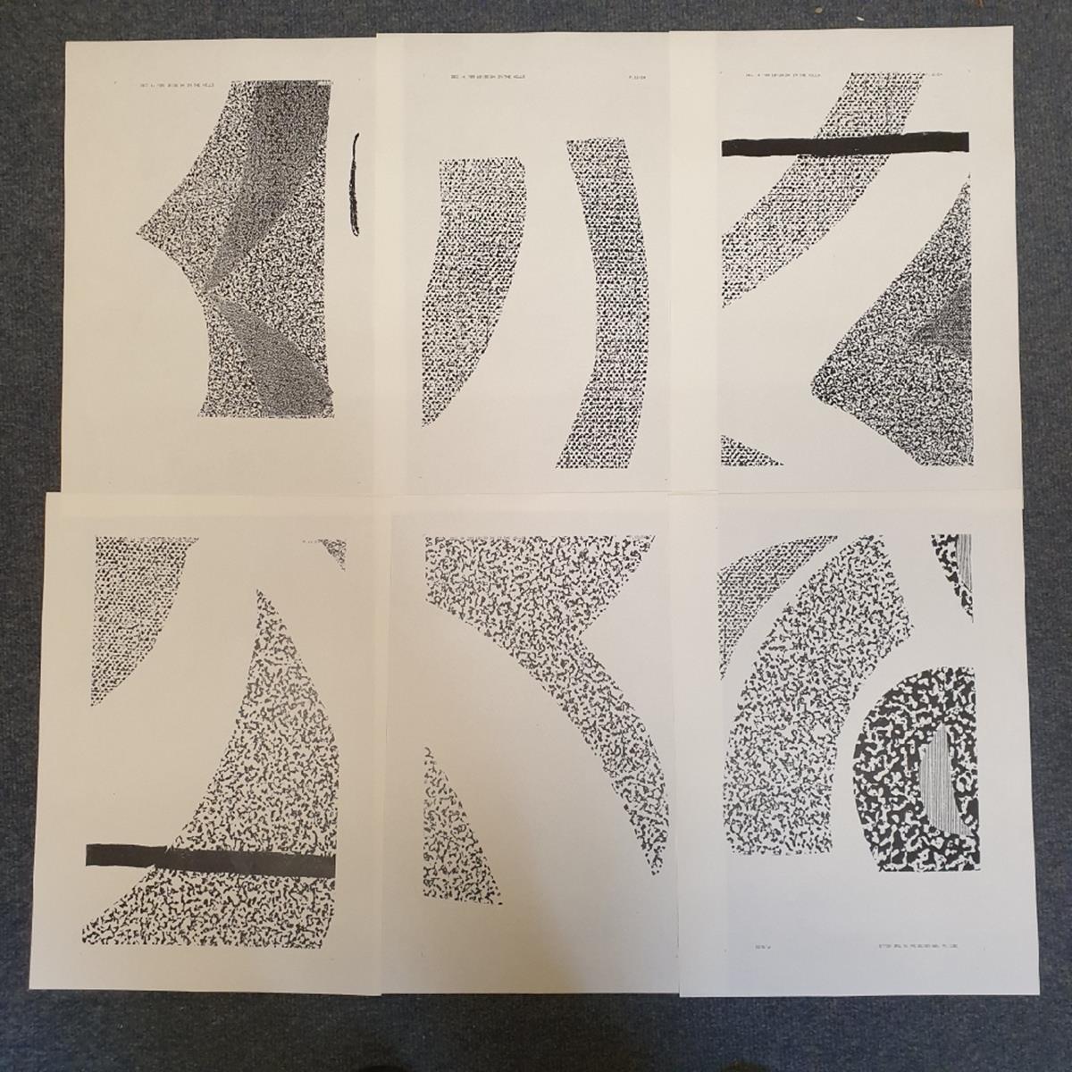 After David Hockney (b. 1937), a series of twenty six fax photocopies, assorted designs and - Image 3 of 4