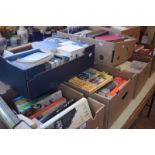 A large group of assorted books (11 boxes)