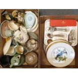 Assorted ceramics, glass, a part table service of plated cutlery, pictures and other items (qty)