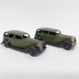 A Dinky Toys Vauxhall, 30D, and another (2)