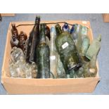 A group of 19th century and later bottles (box)
