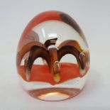 A Paul Ysart fountain paperweight, the underside with a cane inscribed H, 7.5 cm high See