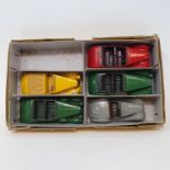 A Dinky Toys Armstrong Siddeley, four others, Sunbeam-Talbot, Lagonda, Alvis and Frazer-Nash, and