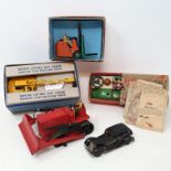 A Dinky Supertoys Coles Mobile crane, 571, boxed, a Dinky Toys Coventry Climax forklift truck,
