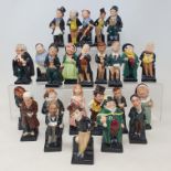 A group of Royal Doulton Dickens and other figures including, Good King Wenceslas, HN3262, Trotty