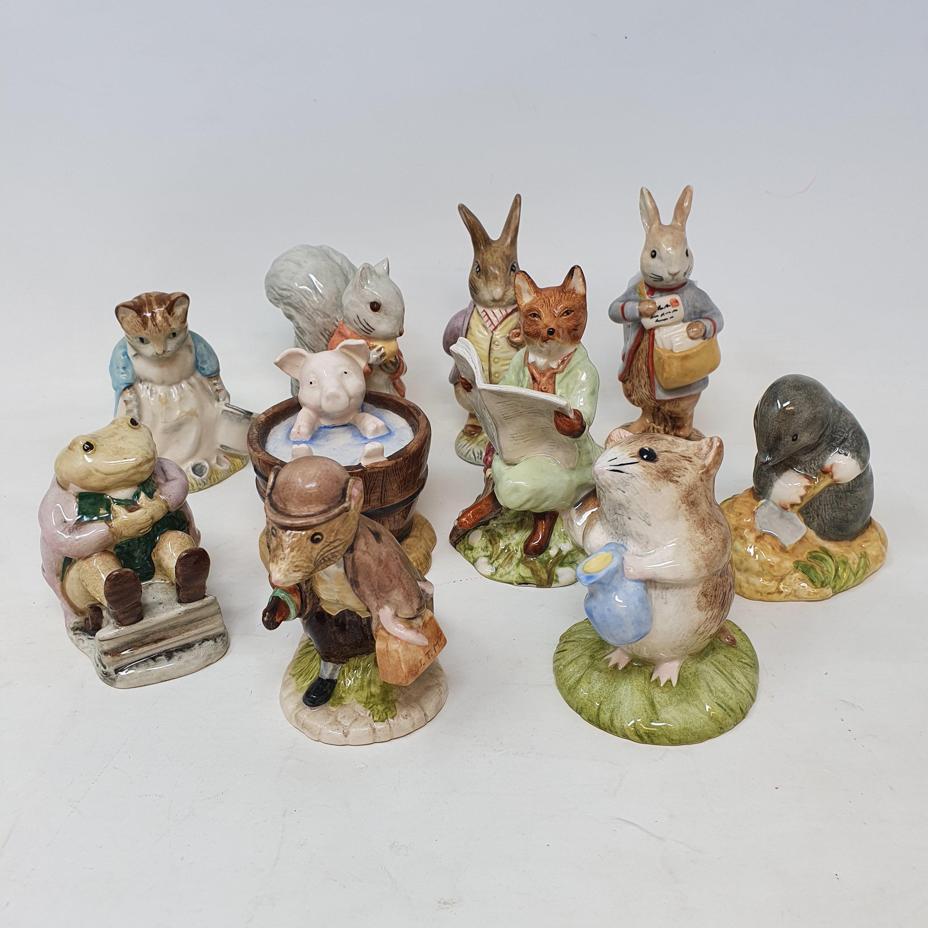 A group of Royal Albert and Royal Doulton Beatrix Potter figures, including Jemima Puddleduck, and - Image 3 of 3