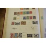 An Ideal album of stamps, vol I world to 1914, an Ideal stamp album, vol II, foreign countries