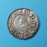 An Aethelred II small cross penny