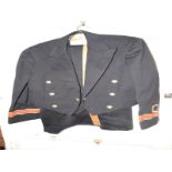 A RNVR mess jacket, trousers and cloak