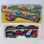 Corgi toys, gift set no. 41, car transporter and six cars, boxed