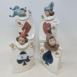 A set of four Nao children suits of cards, and four Nao birds, all boxed (8)
