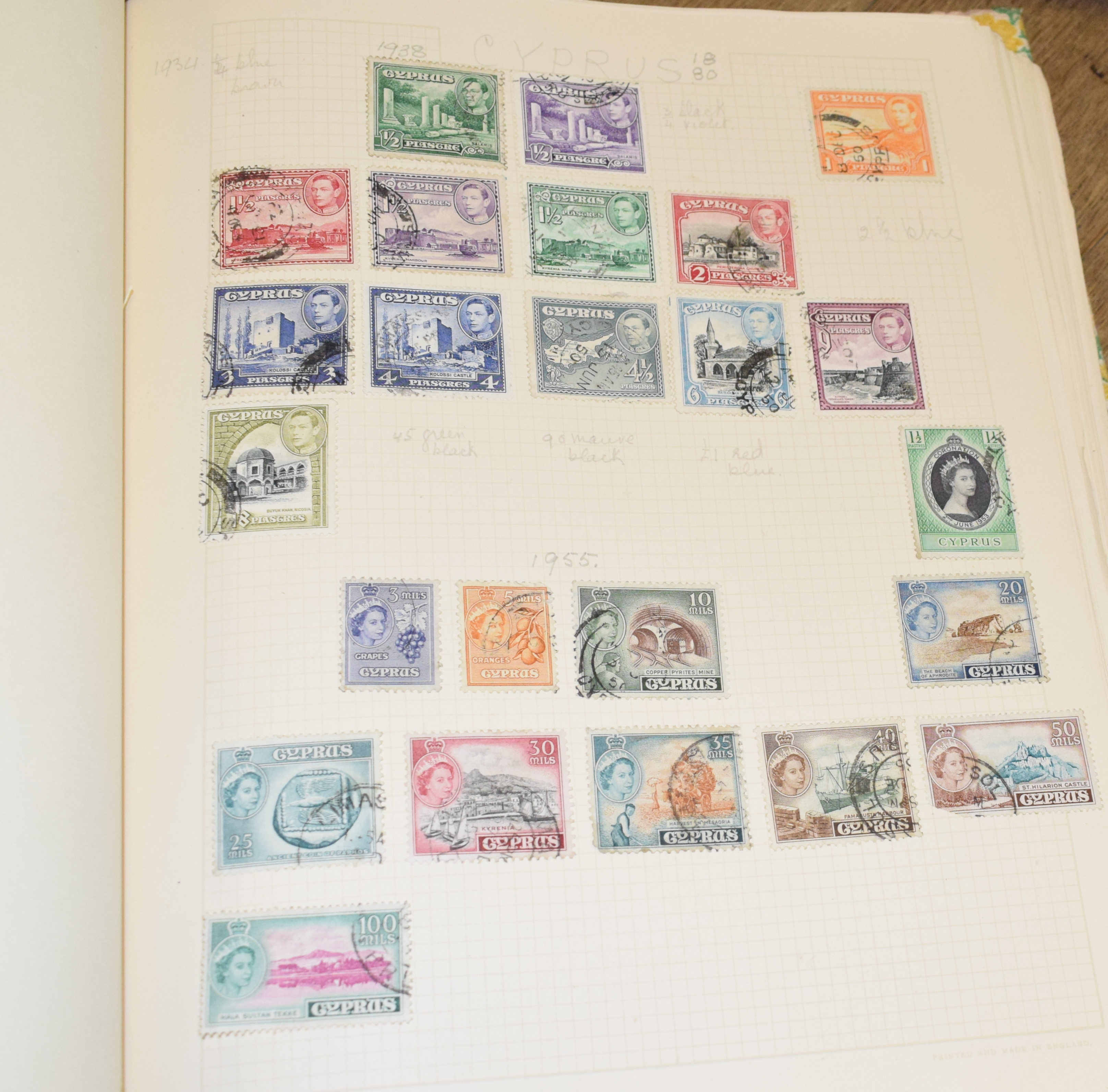 A album of Commonwealth stamps, and another album (2)