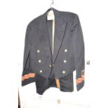 A RNVR mess jacket, trousers and cloak